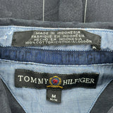 Tommy Hilfiger Pinstripe Denim Shirt - Medium Black Cotton