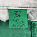 Billabong Graphic Shorts - 31W 12L Green Polyester Blend