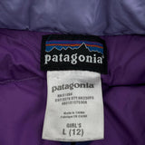 Age 10-12 Patagonia Puffer - Large Purple Polyester