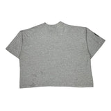 Cropped Unbranded Graphic T-Shirt - XL Gray Cotton