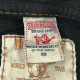 True Religion Contrast Stitch Hoodie - XS Black Cotton