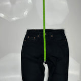 Levis Jeans - 32W 27L Black Cotton