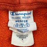 Reverse Weave Champion Hoodie - Medium Orange Cotton Blend