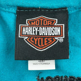 Benson Motorcycles Inc. Harley Davidson Polo Shirt - 2XL Blue Cotton