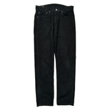 Levis Cord Trousers - 35″ Waist Black Cotton