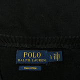 Polo By Ralph Lauren Sweater - Large Black Cotton