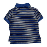 Age 9 Months Polo By Ralph Lauren Striped Polo Shirt - 3XS Blue Cotton