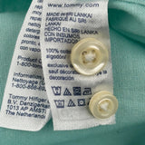 Tommy Hilfiger Short Sleeve Shirt - XL Green Cotton