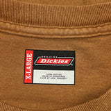 Dickies T-Shirt - XL Brown Cotton