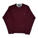 Tommy Hilfiger Sweater - 2XL Burgundy Cotton