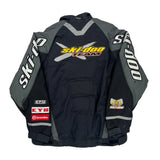 Bombardier Ski-Doo Motorcycle Ski Jacket - Large Black Nylon