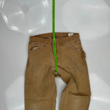 Dickies Carpenter Pants - 32W 31L Brown Cotton