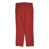 Tommy Hilfiger Chinos - 32W 30L Red Cotton