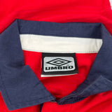 England Umbro Football Football Shirt - XL Red Polyester