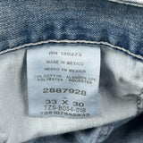 Lee Carpenter Jeans - 33W 30L Blue Cotton Blend