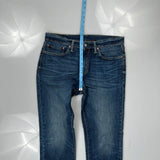 Levis Jeans - 33W 32L Blue Cotton