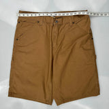 Faded Glory Carpenter Shorts - 36W 10L Brown Cotton