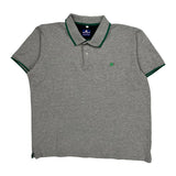 Champion Polo Shirt - Large Grey Cotton