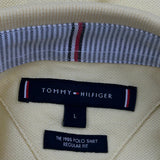 Tommy Hilfiger Polo Shirt - Large Yellow Cotton