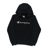 Champion Hoodie - Medium Black Cotton
