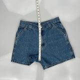 Lee Denim Shorts - 31W UK 12 Blue Denim