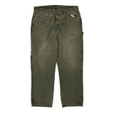 Dickies Carpenter Trousers - 36W 30L Grey Cotton