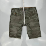 True Religion Camo Shorts - 34W 10L Camo Cotton