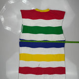 Roco Loco Single Stitch Vest - Medium Multicoloured Cotton
