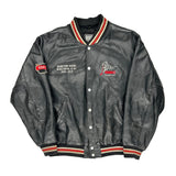 Georgetown Raiders Roots Athletics Varsity Jacket - XL Black Leather