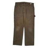 Dickies Carpenter Pants - 34W 30L Brown Cotton