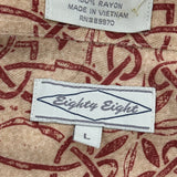 Eighty Eight Short Sleeve Shirt - Large Multicoloured Viscose