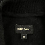 Diesel Polo Shirt - Medium Black Cotton