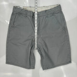 Levis Chino Shorts - 32W 10L Gray Cotton