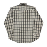 Timberland Checked Shirt - Large Gray Cotton