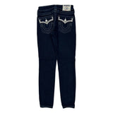 True Religion Skinny Jeans - 26W US 0 Dark Wash Cotton
