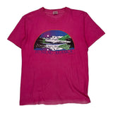 Mendenhall Glacier Fruit Of The Loom Graphic T-Shirt - Medium Pink Cotton