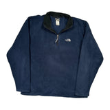 The North Face Fleece - Large Navy Polyester
