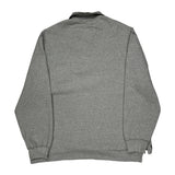 Polo By Ralph Lauren Collared Sweatshirt - Large Gray Cotton
