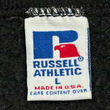 Made In USA Russell Athletic Sweatshirt - Large Black Cotton