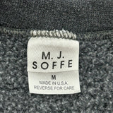 90S Made In USA Soffe Blank Sweatshirt - Medium Gray Cotton Blend