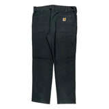 Carhartt Carpenter Trousers - 36W 32L Black Cotton Blend