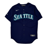 Seattle Mariners Nike Mlb Football Jersey - Medium Navy Polyester