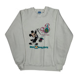 Walt Disney World 20Th Anniversary Disney Graphic Sweatshirt - XL White Cotton