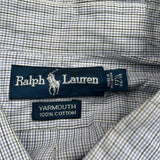 Yarmouth Ralph Lauren Checked Shirt - XL Gray Cotton