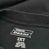Dickies Tall T-Shirt - 2XL Black Cotton