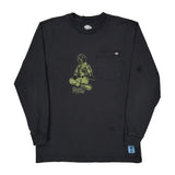 Estevan Oriol Dickies Graphic Long Sleeve T-Shirt - Medium Black Cotton