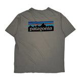 Patagonia Graphic T-Shirt - Large Gray Cotton