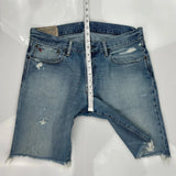Polo By Ralph Lauren Denim Shorts - 34W 11L Light Wash Denim