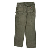 Dickies Carpenter Trousers - 31W 30L Grey Cotton