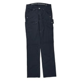Dovetail Carpenter Trousers - 28W UK 8 Black Cotton